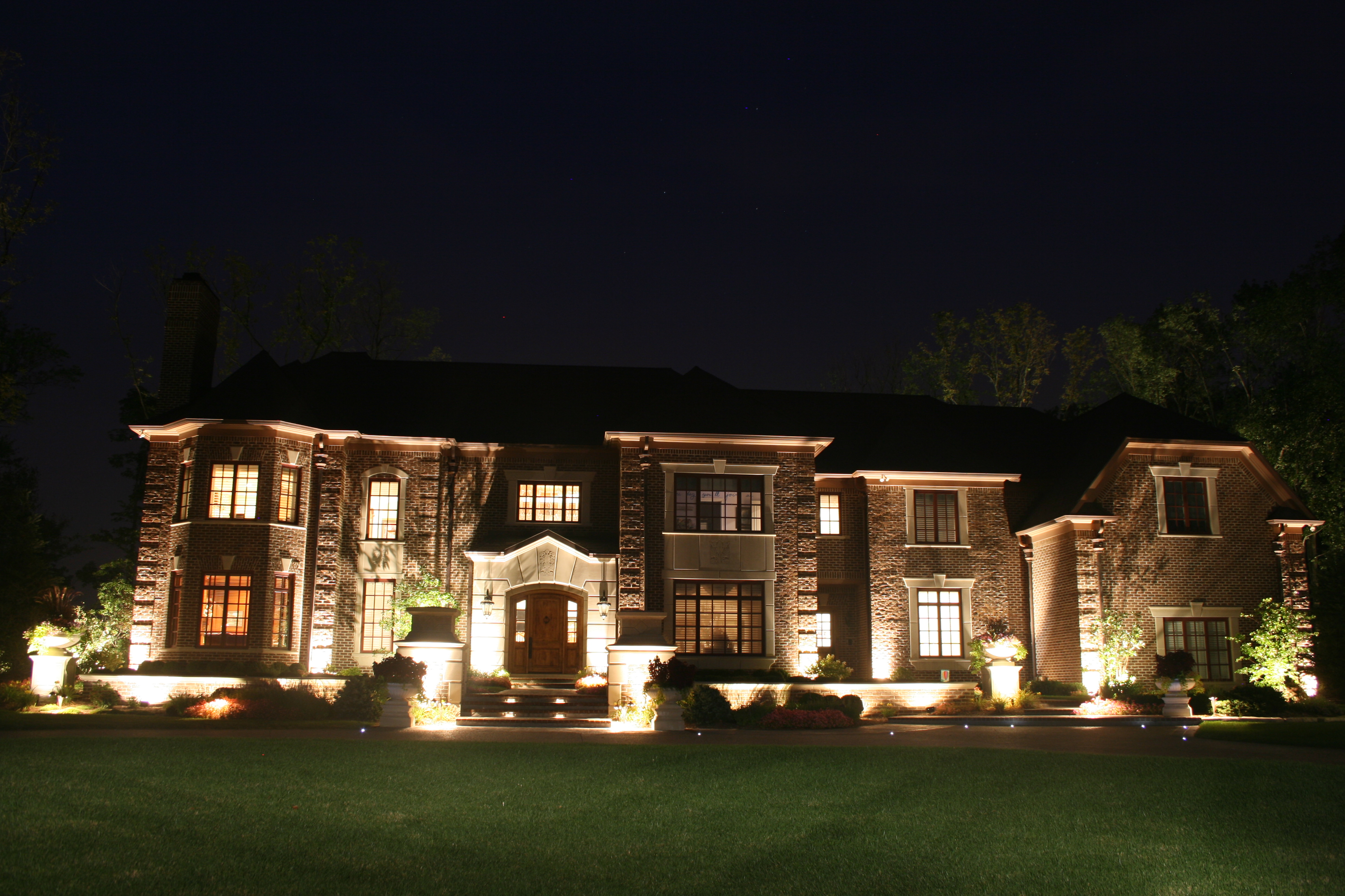 bring your landscape to life with outdoor lighting engledow group