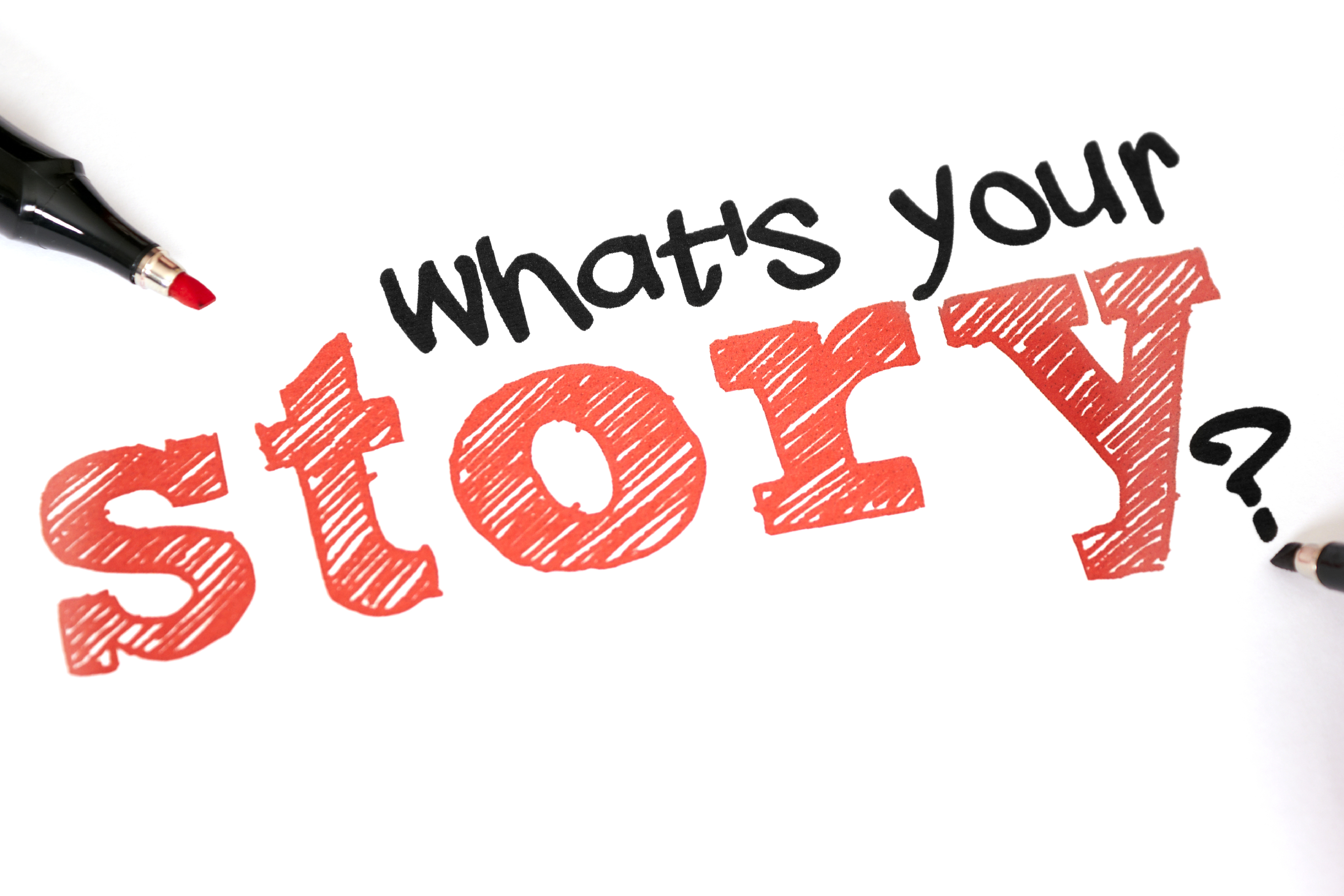This is your story. What's your story. Your story. Pictures of you.