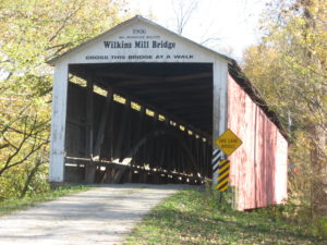 Wilkins Mill Covered Bridge in Parke County Indiana